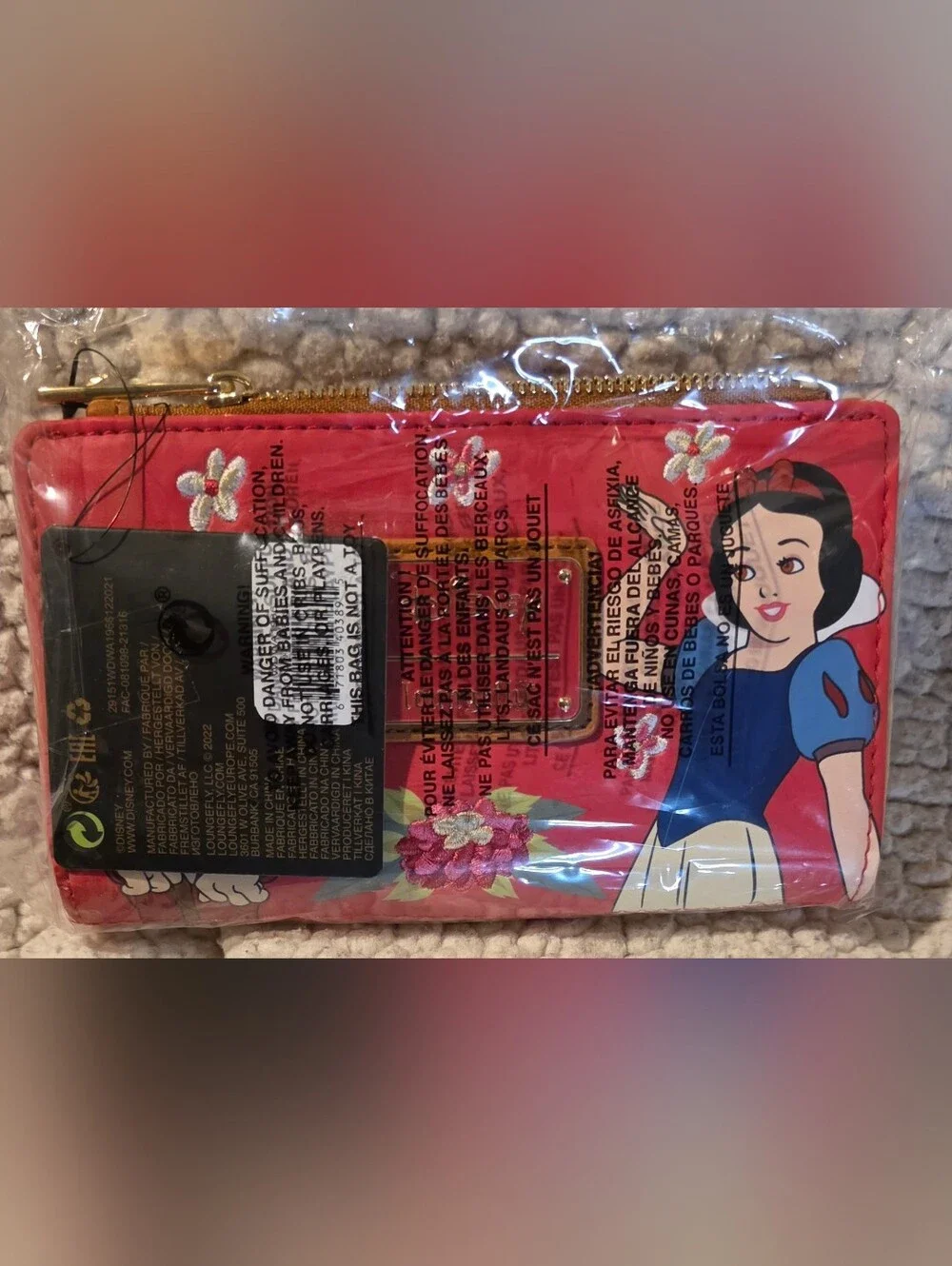 Loungefly Disney Snow White Grumpy Cosplay Mini Backpack & Wallet Exclusive New
